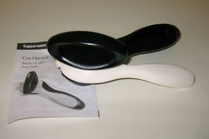 Tupperware Can Opener Black and White