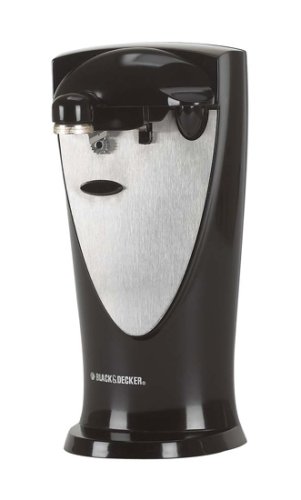 Black & Decker CO450BM Grand Openings Elite Electric Can Opener, Black