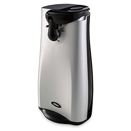 Oster Tall Can Opener, Silver